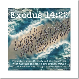 Exodus 14:22 Posters and Art